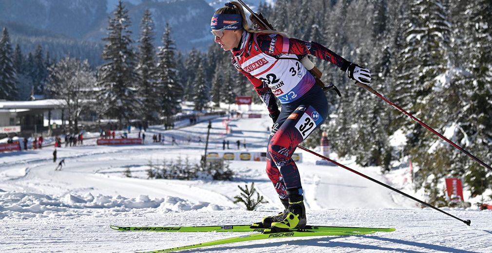 Biathletin Anna Gandler